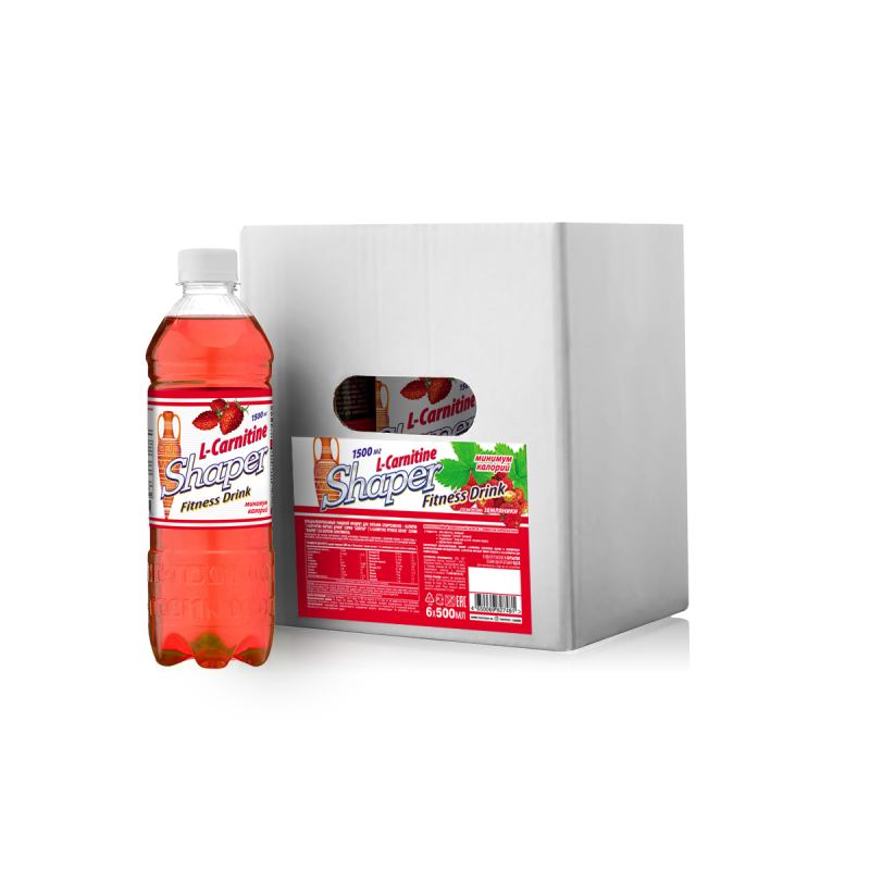 Shaper Fitness Drink L-carnitine, zemlyanika, 0.5 L  6 .